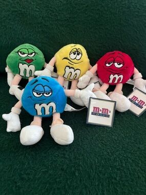 M&M's World Las Vegas Plush- New with Tags- Set Of 4